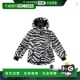 香港直邮Molo print 女童 1h可退 Pearson zebra jacket 滑雪服童