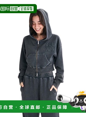 日本直邮ROXY YOLO拉链连帽卫衣 25FWRZP254034BBK 黑色帽衫