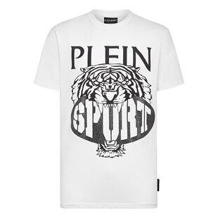恤 黑色 美国奥莱 白色 Tiger 圆领 直发 sport plein