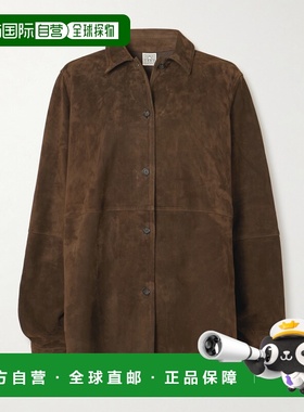 1h可退 香港直邮toteme 女士 绒面革夹克 261WRT0707LE0200213BAR