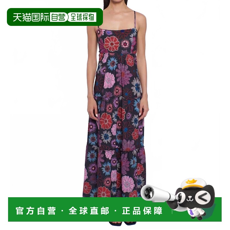 自营 peixotoLori Maxi Dress In Black Botanical - black botan