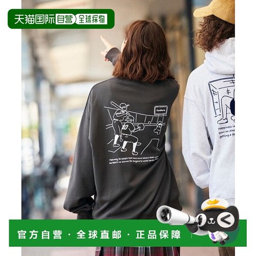 日本直邮FREAK'S STORE tombonia 别注棒球图形后背印花卫衣 [864