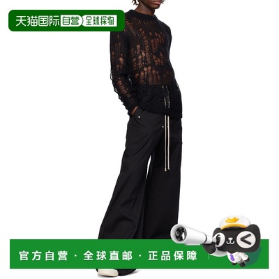 香港直邮Rick Owens 圆领长袖毛衣 RU01E5606KNETMH针织衫