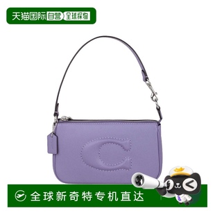 奥莱款 香港直邮COACH 女士皮质单肩手提包CR364SVIZ