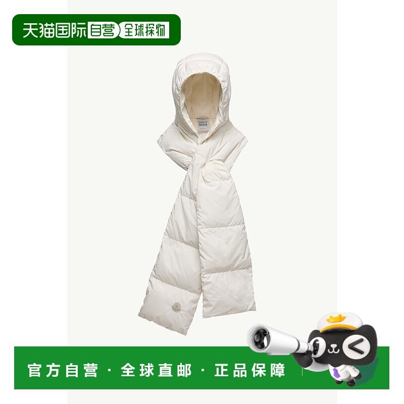 欧洲直邮MONCLER（2025 年产品）连帽羽绒围巾