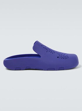 潮奢 Burberry 巴宝莉 男士 徽标橡胶木屐 001302