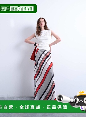 1h可退 香港直邮潮奢 Topshop 女士 flood length bias 长款红色