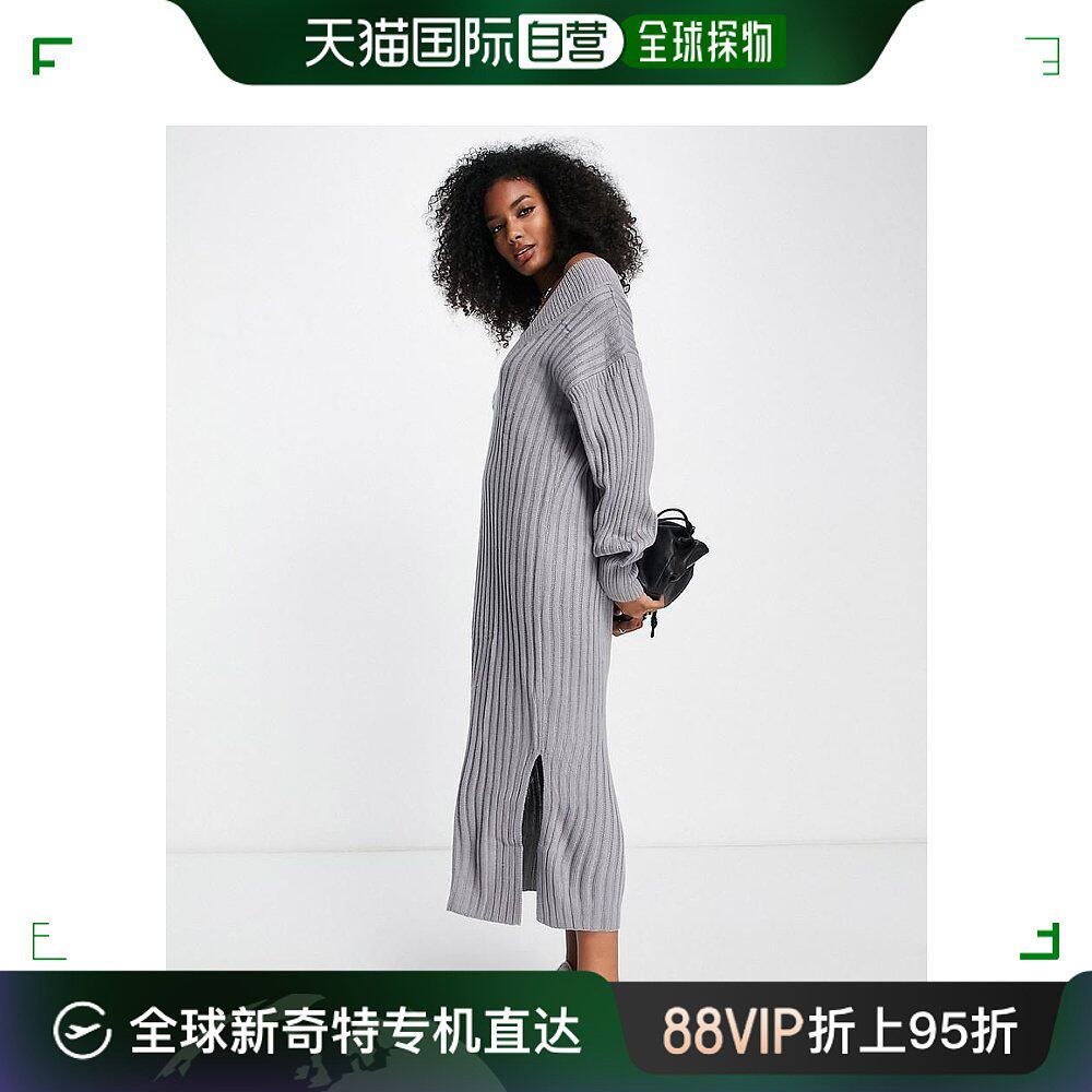 香港直邮潮奢 river island 河岛 女士"river island" 罗纹长款