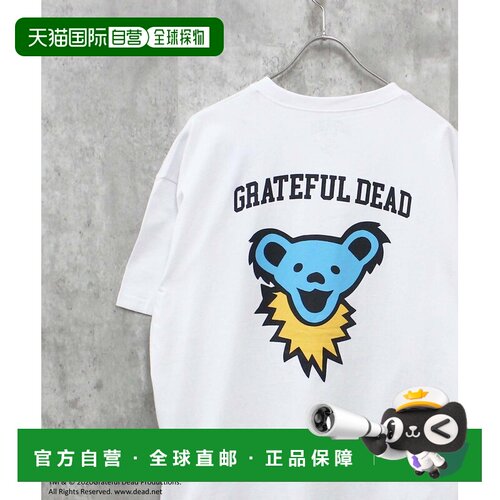 日本直邮Grateful Dead 男装 oversize圆领T恤 全棉 GF24101