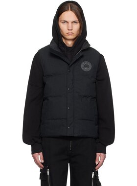 Canada Goose 加拿大鹅 男士 黑色 Garson 羽绒马甲 2081MB2