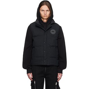 男士 加拿大鹅 黑色 Garson 2081MB2 Canada 羽绒马甲 Goose