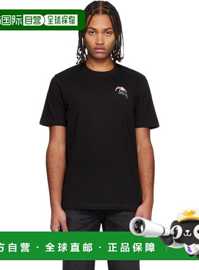 1h可退 香港直邮潮奢 Diesel 迪赛 男士 黑色 T-Adjust-T3 T 恤 A