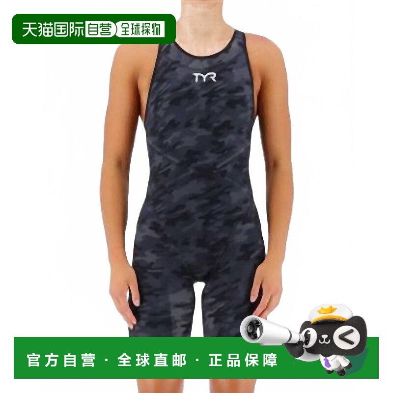 自营Tyr Venzo Camo封底深青色-深青色 美国奥莱直发泳衣