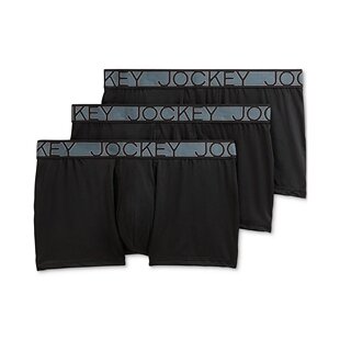 美国直邮Jockey|Active 超细纤维环保 2.5 英寸平角裤 - 3 条装