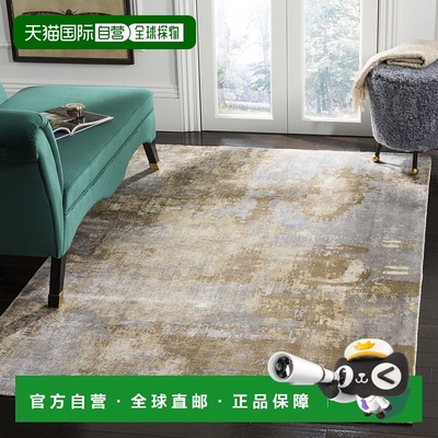 自营safaviehMirage Hand Made Area rug, Taupe / Grey Contempo