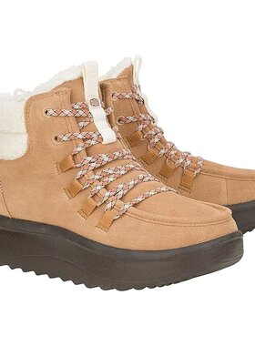 潮奢 hey dude 女士 Wendy Peak Apres 绒面革舒适乐福鞋