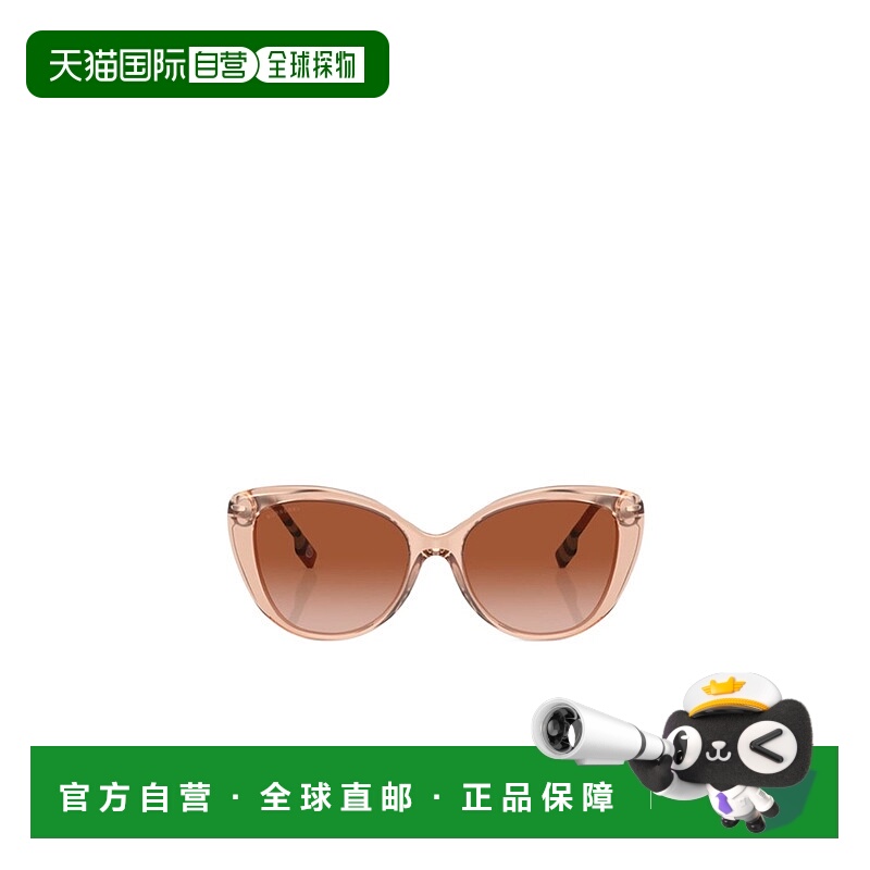 1h可退 香港直邮BURBERRY 女士眼镜 BE4407408813 SS2024 棕色 猫
