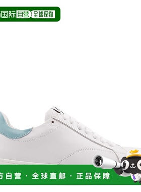 自营 Lanvin DDB0皮革低帮运动鞋-蓝色 美国奥莱直发浪凡