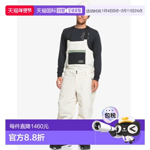1h可退 日本直邮Quiksilver男装Fly High Bib滑雪连体裤 防水透湿