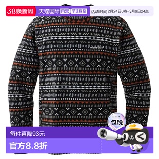 日潮跑腿Montbell蒙贝欧 CLIMAPLUS 100 男款印花轻薄运动衫卫衣