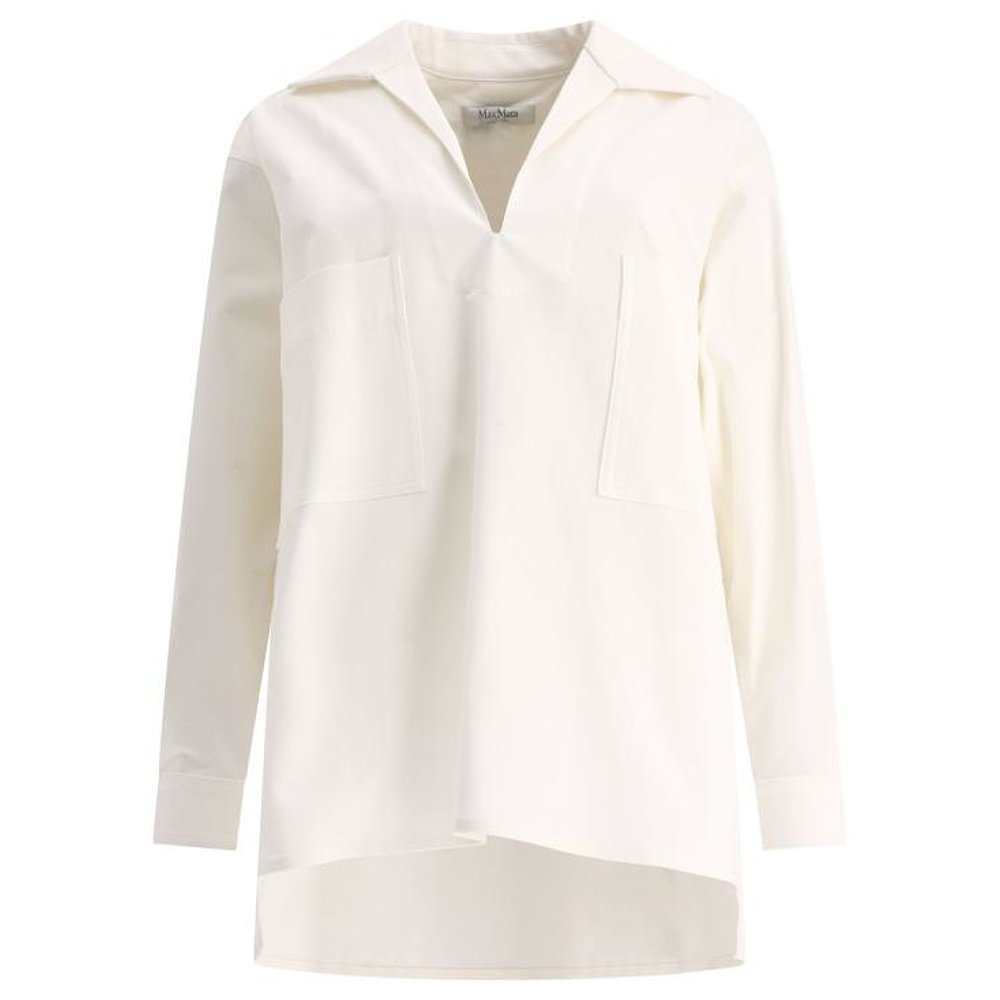 MAX MARA24SS衬衫女2411191073600ADORATO12001 White