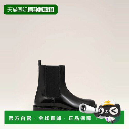 欧洲直邮AMI PARIS 25秋冬 HSV816.AL0122.001 男士 短靴切尔西靴