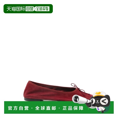 1h可退 香港直邮aeyde 女士 TIBY BLOOD 小羊皮皮质芭蕾鞋 A11FL0