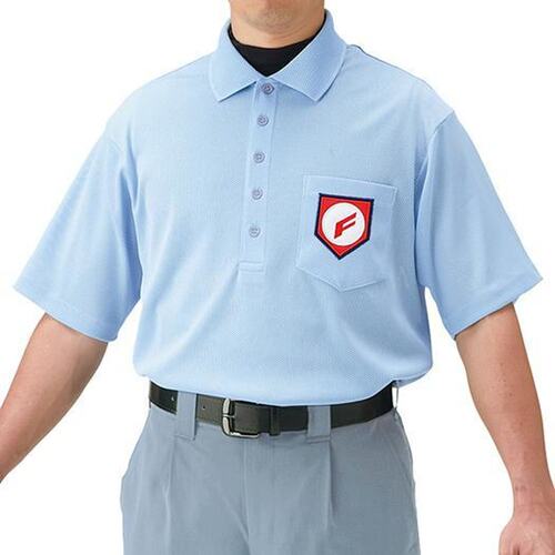 日本直邮MIZUNO 高中棒球男子联盟裁判员短袖衬衫棒球 52HU13018