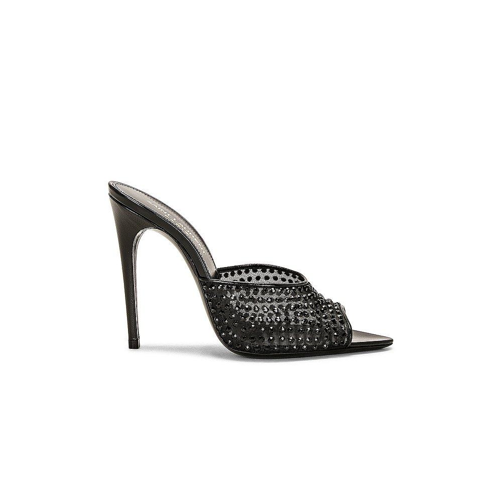 潮奢 Saint Laurent 圣罗兰 女士 Gippy 缀饰高跟鞋 7424502WJ0C