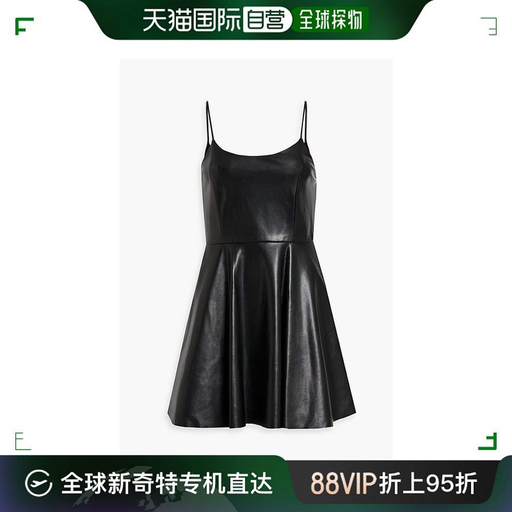 香港直邮潮奢 ALICE + OLIVIA 爱丽丝+ 奥利维亚 女士Rome 仿皮迷 女装/女士精品 连衣裙 原图主图