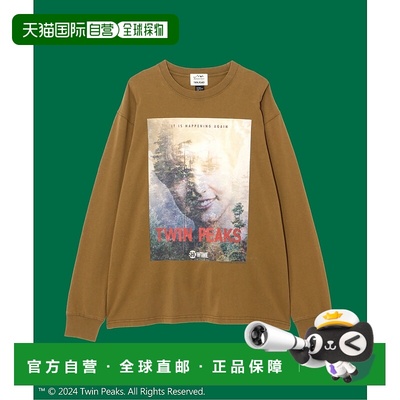 1h可退 日本直邮MANASTASH 男女同款Twin Peaks联名长袖T恤02 792