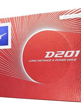 日本直邮Mizuno美津浓 高尔夫球 D201 12个 白色5NJBD22010