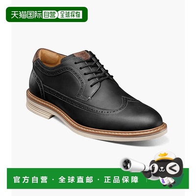 自营Florsheim Norwalk 13414-010 Oxford Mens Black Wingtip Dr