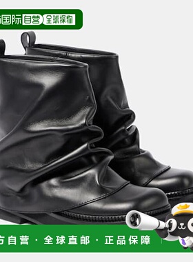 香港直邮潮奢 The Attico 女士 Robin 皮质短靴 001288靴子女靴