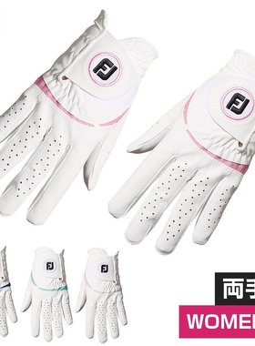 日本直邮FOOTJOY WeatherSof 女士高尔夫手套（双手） FGWF3PR
