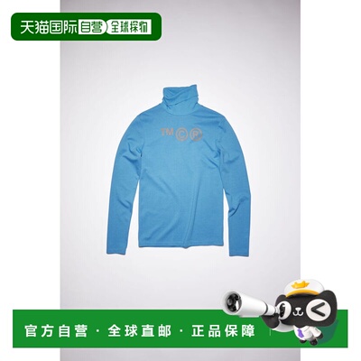 1h可退 香港直邮Acne Studios 艾克妮 男士 T恤 BL0270 blue蓝色