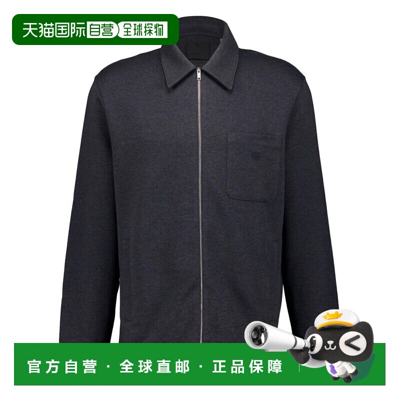 香港直邮GIVENCHY 男士衬衫 BM610G3YMC026 SS2025 夹克外套黑色图片