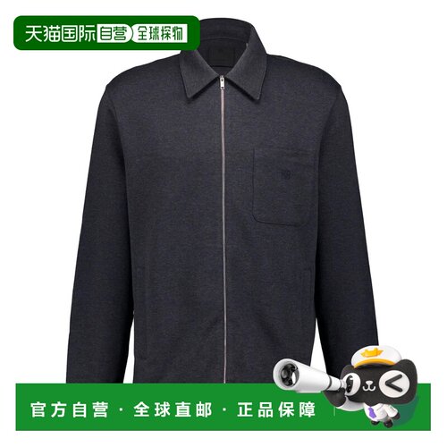 香港直邮GIVENCHY 男士衬衫 BM610G3YMC026 SS2025 夹克外套黑色