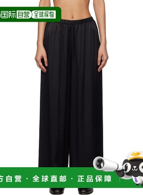 1h可退 香港直邮潮奢 Bode 女士 黑色 Roy 长裤 WRS25BT066休闲裤