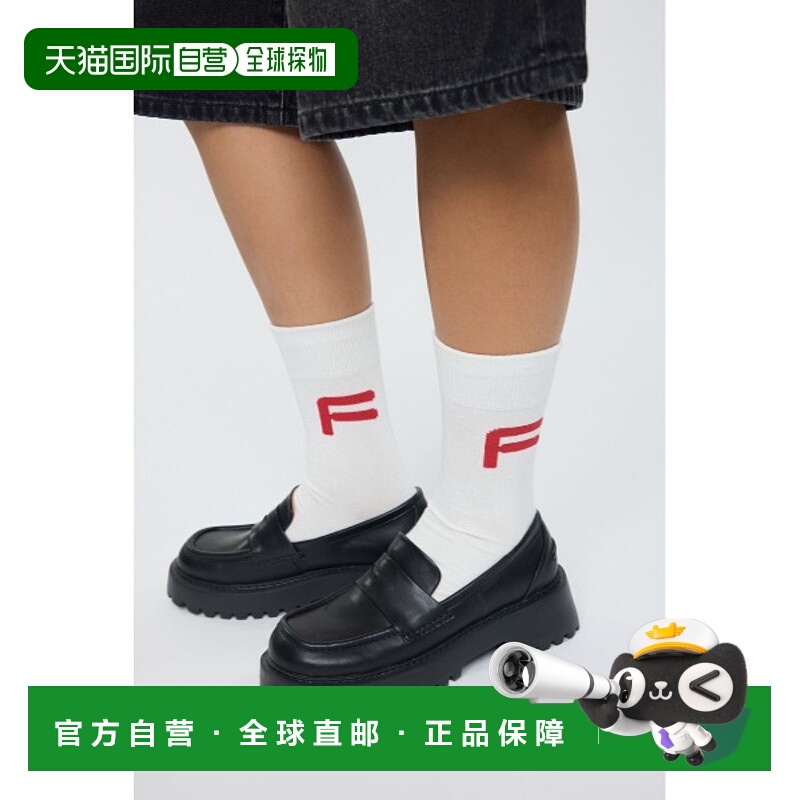 1h可退 日本直邮MOUSSY 女装 联名款 弹力贴合 半高筒袜 010IAD56