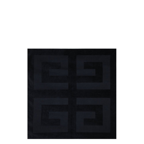香港直邮GIVENCHY 男士围巾 BMZ00Y145H001 SS2025 黑色 Cotton b