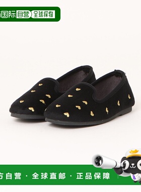 1h可退 日本直邮BREEZE 儿童心形刺绣乐福鞋 J450014