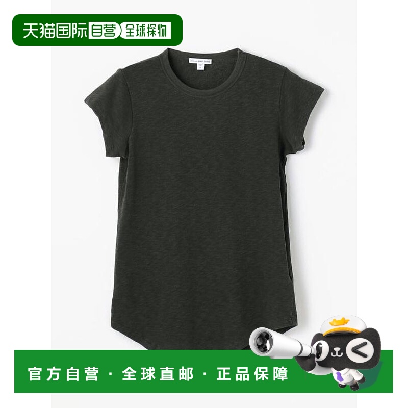 日本直邮JAMES PERSE 背面绒毛衣短袖针织针织衫 WXA3293