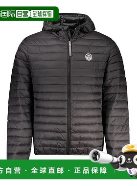 自营 North Sails聚酰胺男式夹克-黑色 美国奥莱直发外套