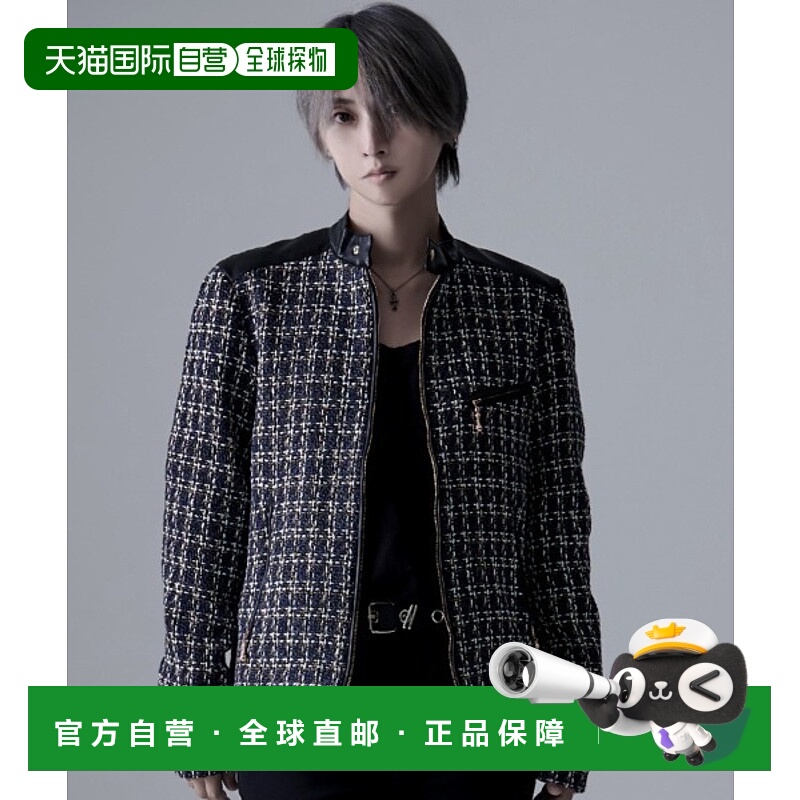 1h可退 日本直邮SILVER BULLET 男女同款 格纹单排扣仿皮机车夹克