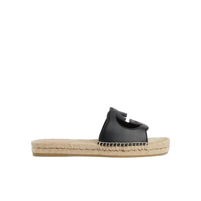 Gucci Interlocking G 镂空凉鞋 725260US000