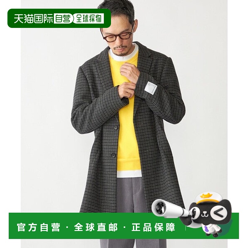 日本直邮SHIPS 级120'S 美利奴羊毛切斯特大衣 24FW [86542893]