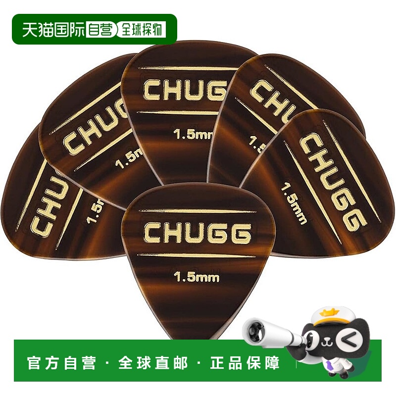 【日本直邮】Fender芬达 吉他拨片 Chugg™ 351 Picks, 6-包装