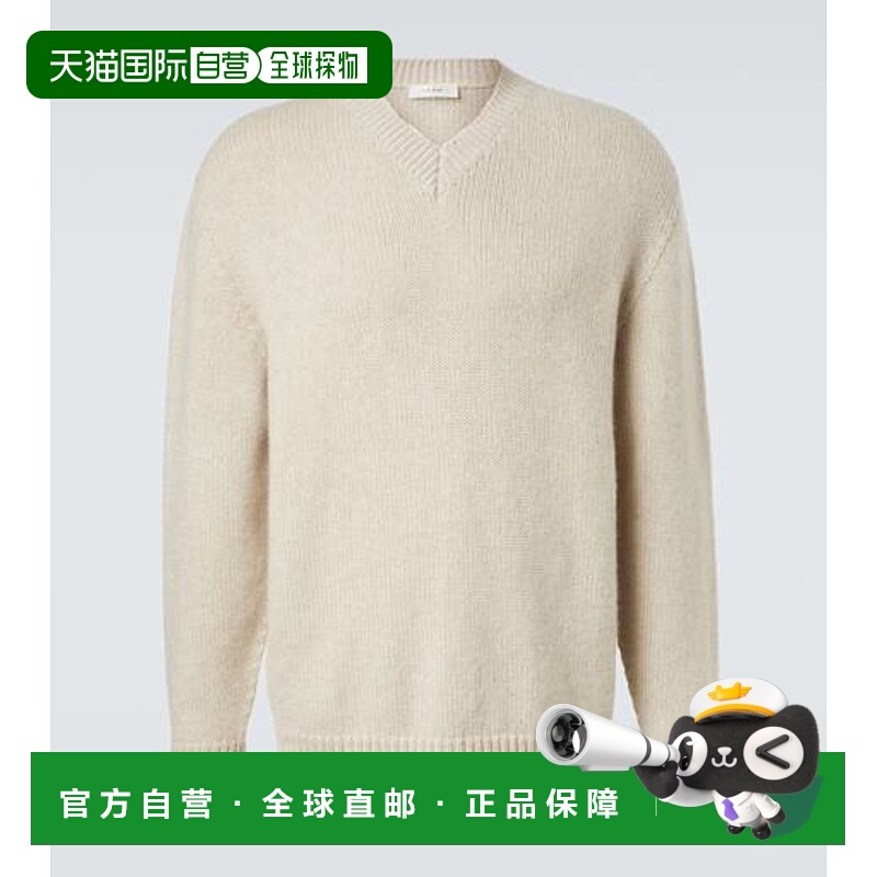 1h可退 香港直邮潮奢 The Row 男士 Creed 羊绒毛衣 beige米色 舒