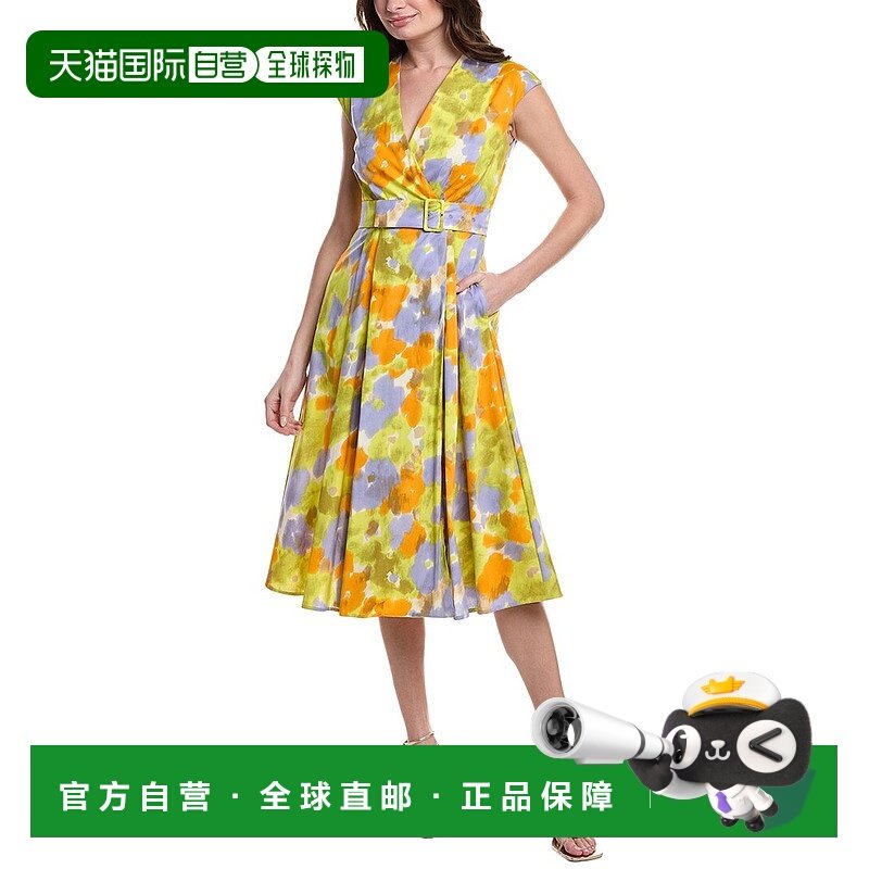 自营 Marella出租车衬衫-绿色 美国奥莱直发新款衬衫裙连衣裙